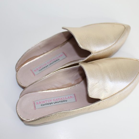 Chinese Laundry Gold Mules//Brand New Never Worn - Picture 4 of 7
